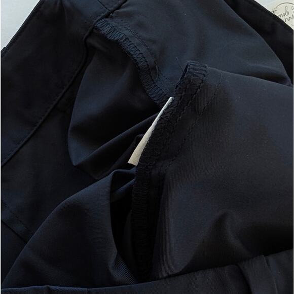 Anthropologie Du Paradis Navy High-rise Wide-Leg Trouser Pants - Picture 11 of 11